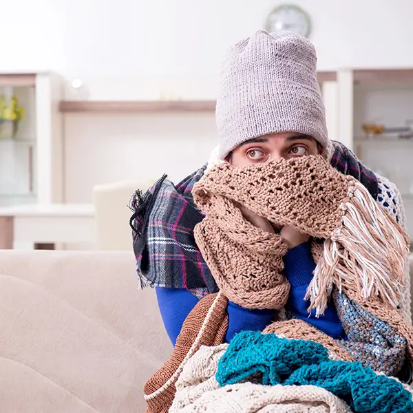 cold home after a boiler breakdown